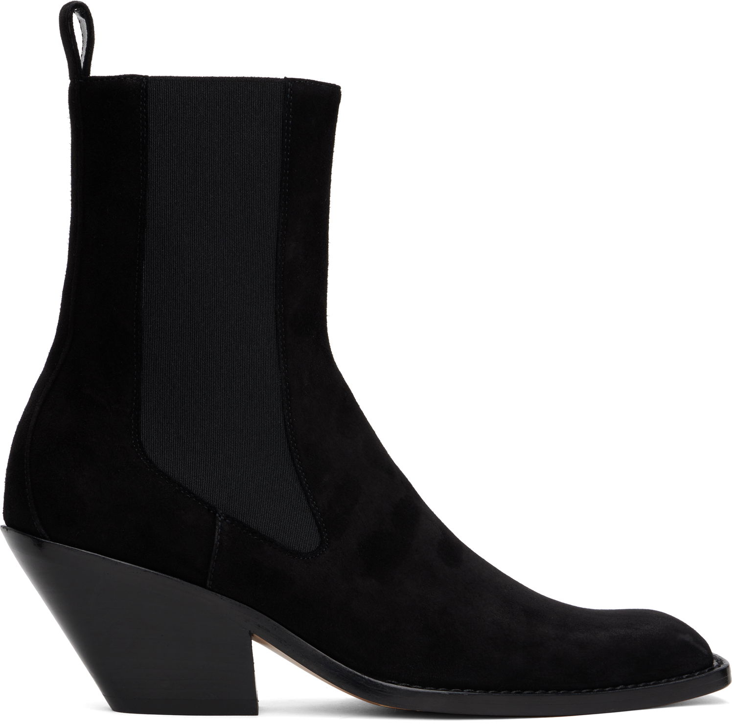 Tenisky a topánky Khaite KHAITE Austin Suede Ankle Boots Čierna | F1092-849, 0