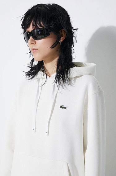 Mikina Lacoste Lacoste Hoodie Biela | SF8346, 4