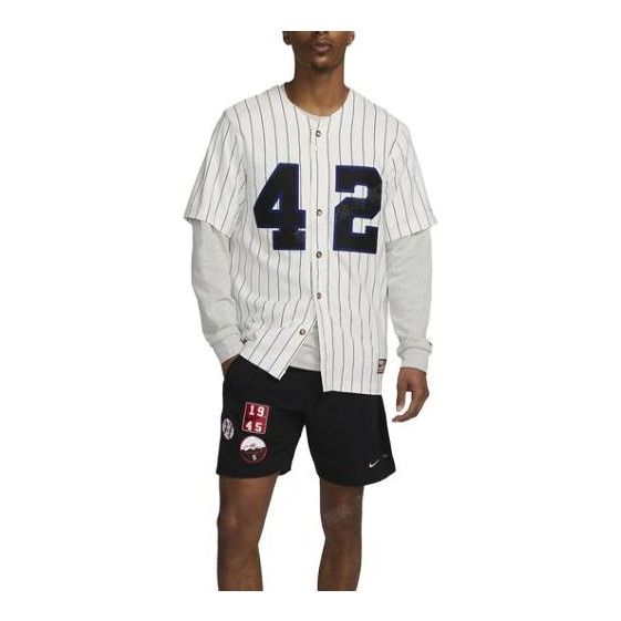 Košeľa Nike Change The World 42 Baseball Jersey Biela | FJ2291-121