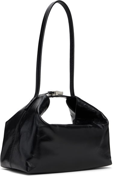 Kabelka BY FAR Bea Creased Leather Shoulder Bag Čierna | MWBSB052LL002BK001PL, 1