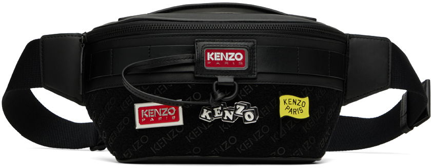 Ľadvinka KENZO Paris Velcro Belt Bag Čierna | FD55SA227L40, 0