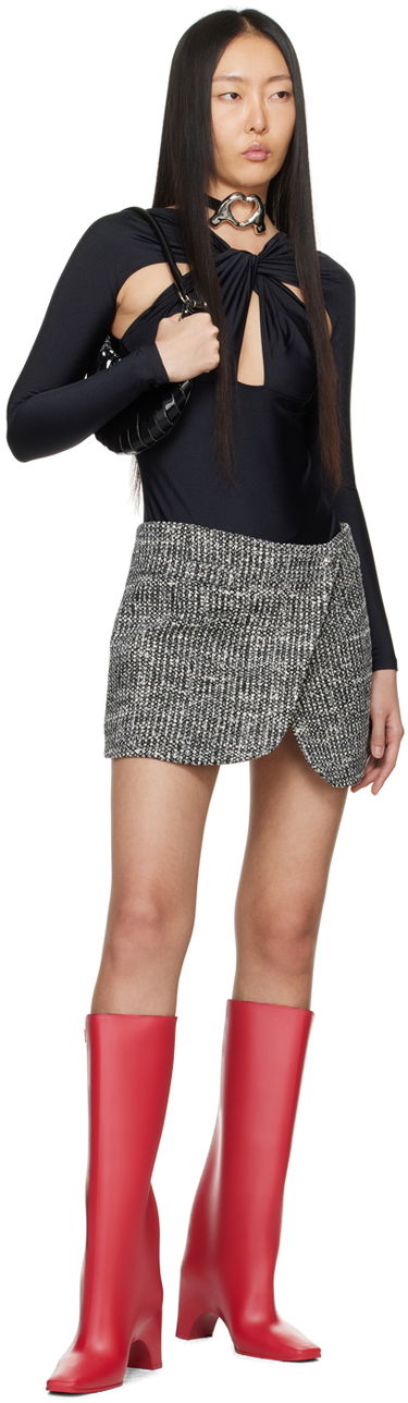 Sukňa Coperni Coperni Tailored Miniskirt Šedá | COPJ24100, 3
