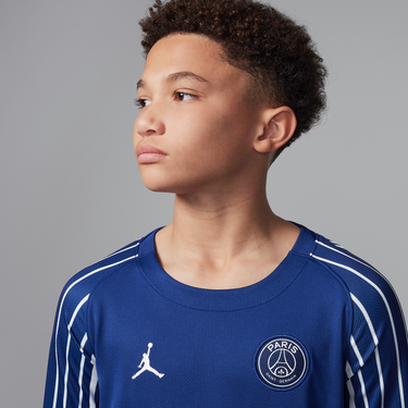 Dres Jordan Paris Saint-Germain Stadium 2024/25 Replica Fourth Football Jersey Long Sleeve Modrá | HJ0924-493, 2