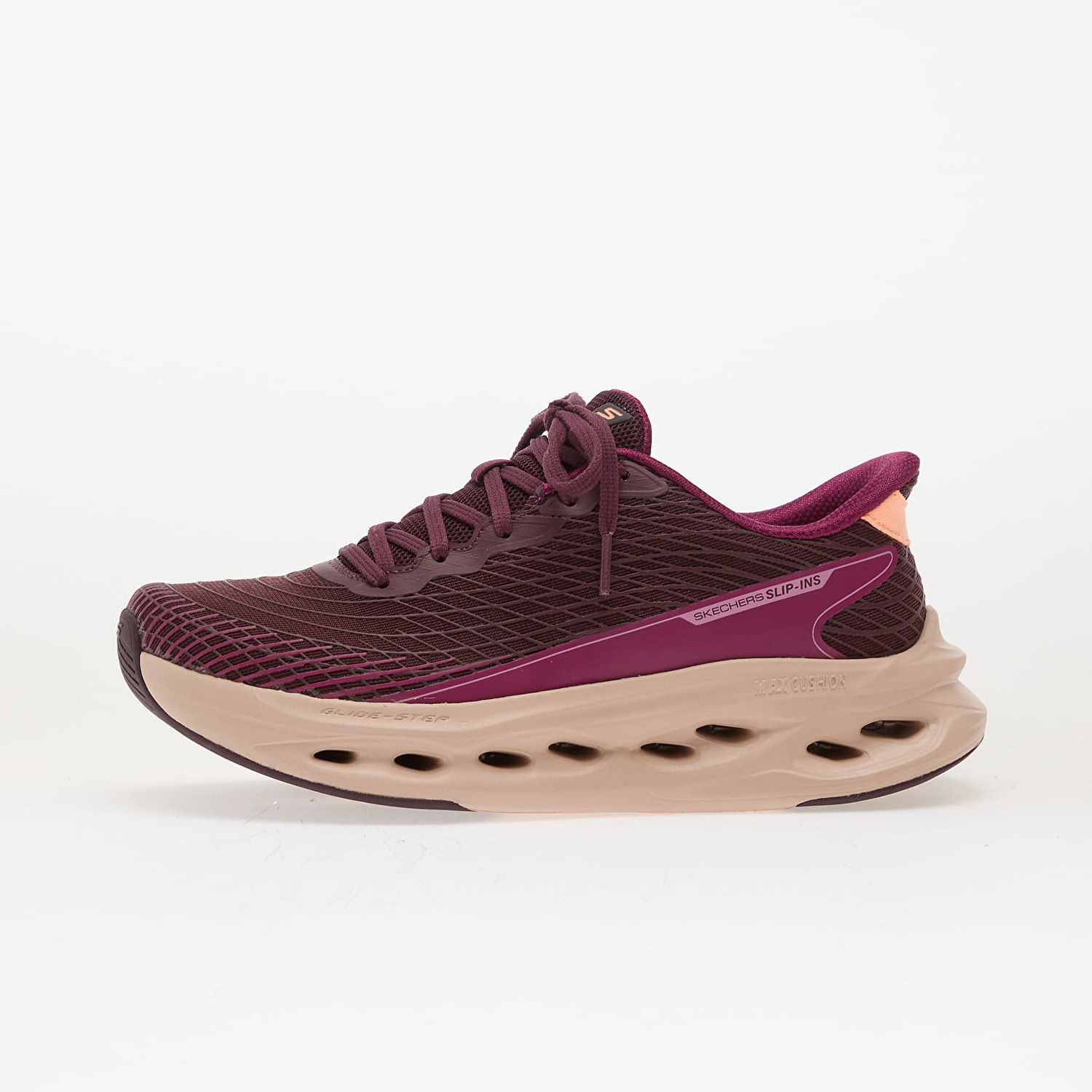 Tenisky a topánky Skechers Skechers Max Cushioning Glide-Step Vínová | 129404-BURG, 0