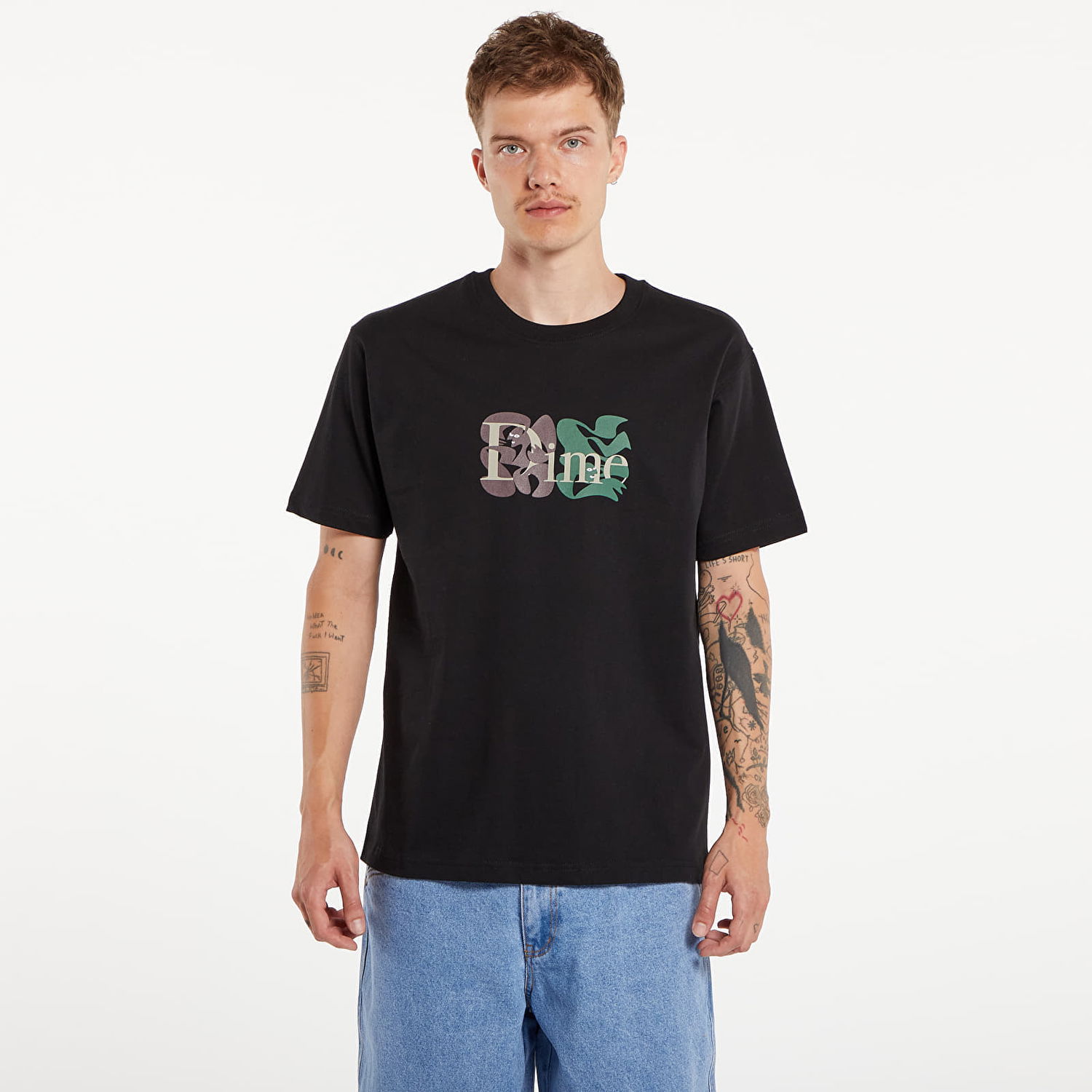 Tričko Dime Classic Duo T-Shirt UNISEX Black Čierna | DIMESU2428BLK, 0