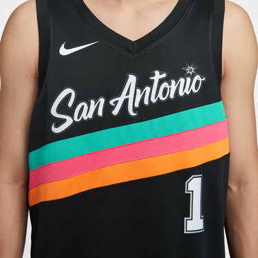 Dres Nike Victor Wembanyama San Antonio Spurs City Edition NBA Swingman Jersey Polyester Rôznofarebný | HM5996-013, 2