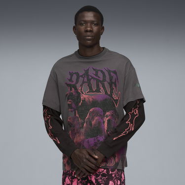 Tričko Puma LaMelo World Tournament Long Sleeve T-Shirt Šedá | 632367_01, 0