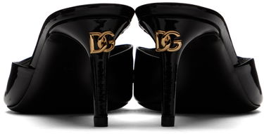 Tenisky a topánky Dolce & Gabbana Patent Leather Mules Čierna | CR1757 A1471, 1