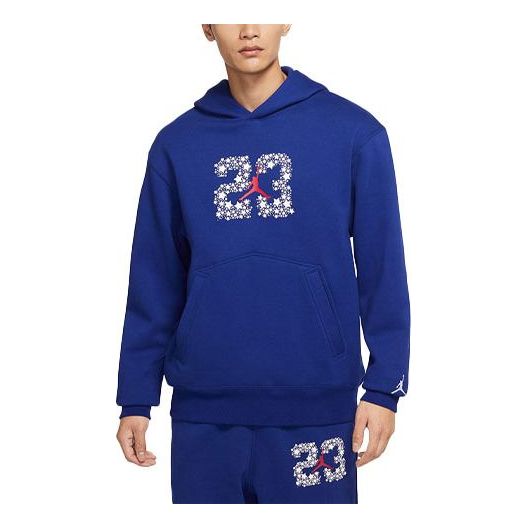 Mikina Jordan Air Jordan Sport Fleece Knit Pullover Hoodie Modrá | DJ0220-455