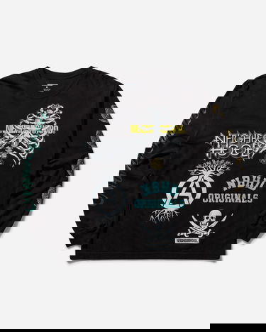 Tričko Neighborhood LS-17 Black Longsleeve T-Shirt Čierna | 242PCNH-LT17 BK, 1