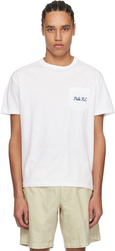 Tričko Polo by Ralph Lauren Polo Ralph Lauren Classic Fit Pocket Jersey T-Shirt Biela | 710963816001, 0