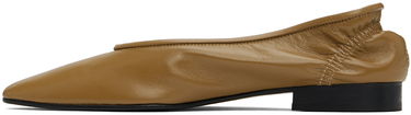 Tenisky a topánky BY FAR Leather Square Toe Loafers Hnedá | MWFHC055LL002BR044PL, 2