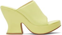 Wedge Heeled Sandals "Green"