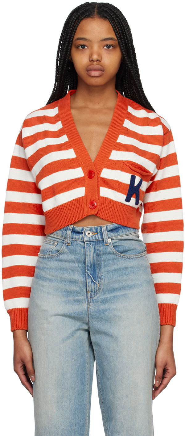 Sveter KENZO Paris Nautical Stripes Oranžová | FD52CA3563CG, 0