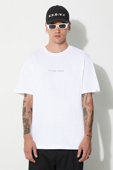 Tričko Filling Pieces Carabiner T-Shirt With Print Biela | 74417051901, 0
