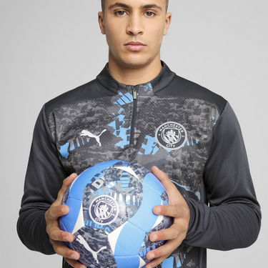 Tričko Puma Manchester City Pre-Match Quarter-Zip Top Čierna | 779156_74, 1