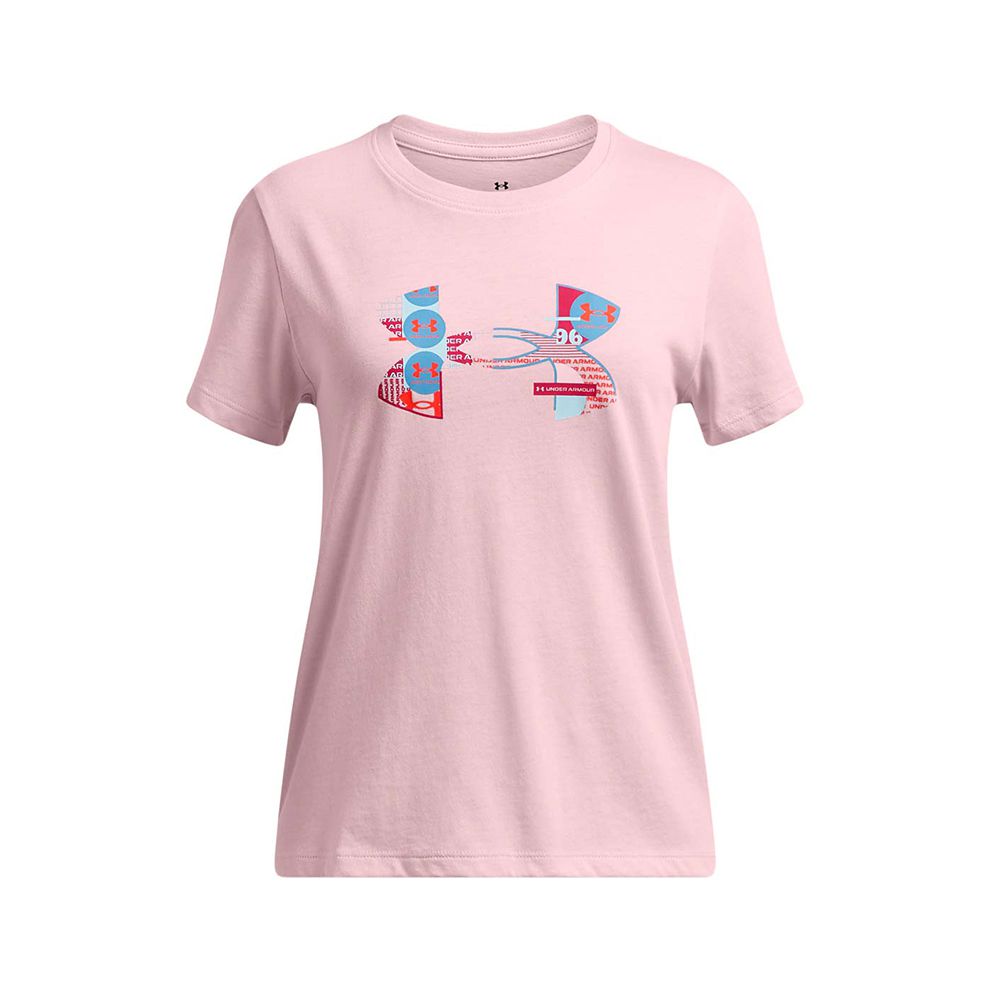 Tričko Under Armour Big Logo Fill Graphic T-Shirt Ružová | 1389769-647, 0