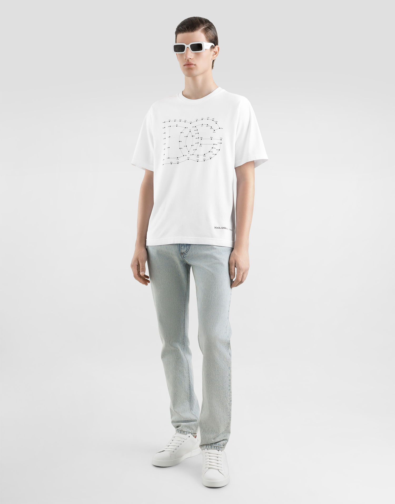 Džínsy Dolce & Gabbana Dolce & Gabbana Regular Fit Cotton Jeans With Tag Modrá | GYJCCDG8MU1S9001, 1
