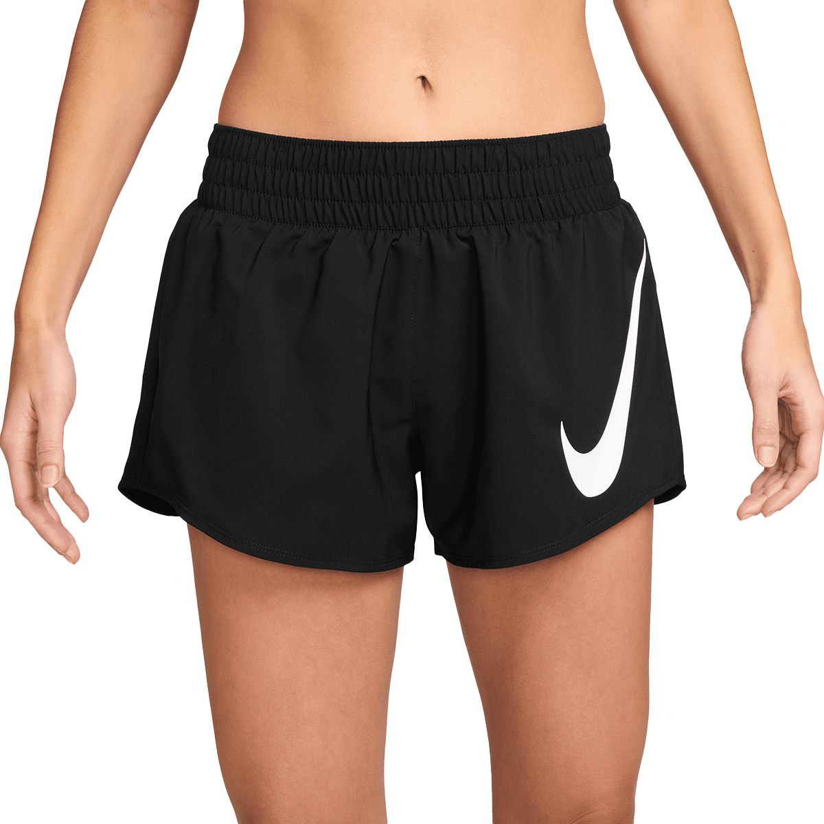 Šortky Nike W NK ONE SWSH HBR DF MR 3IN BR Čierna | HV2616-010, 0