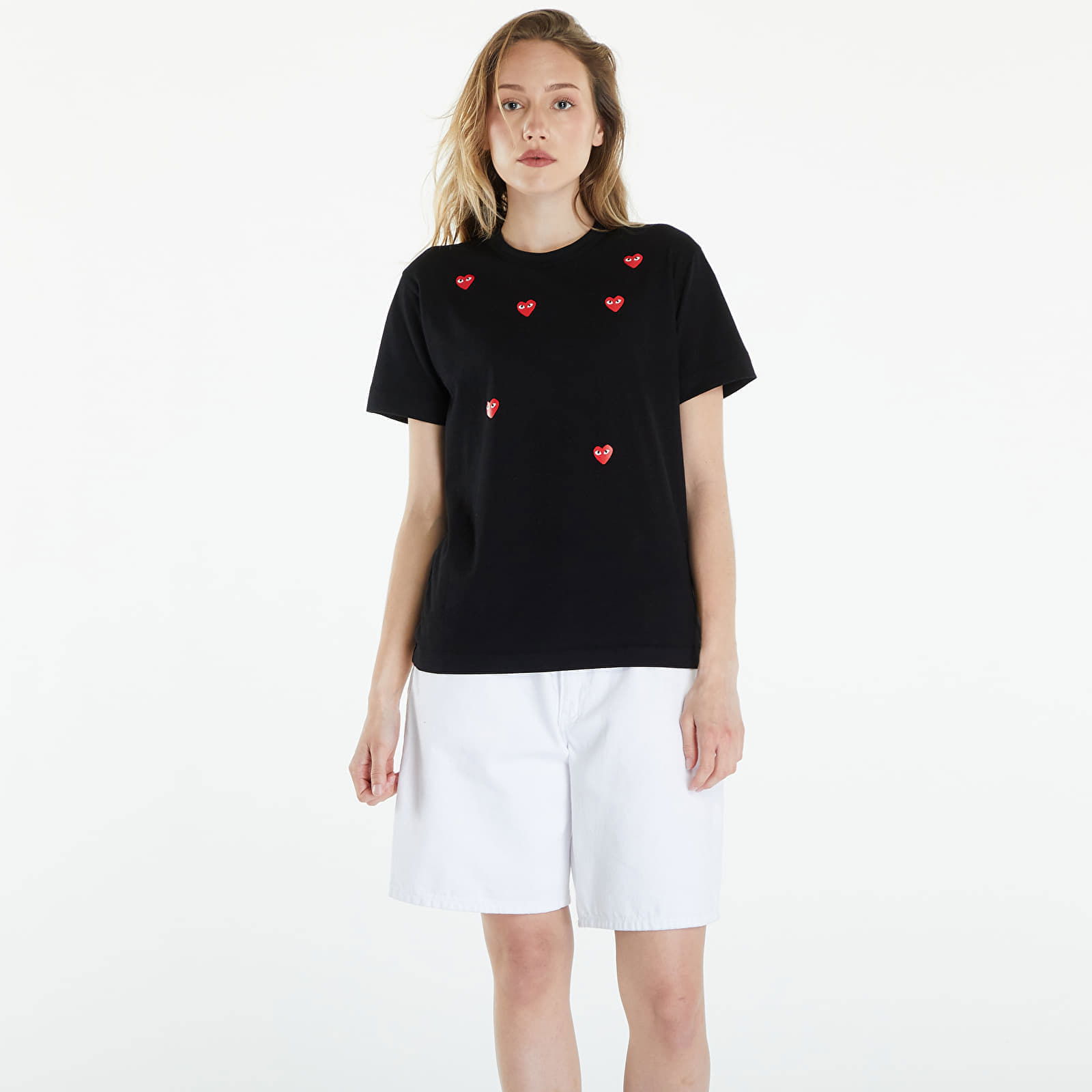 PLAY Short Sleeve Logo Print T-Shirt UNISEX Black