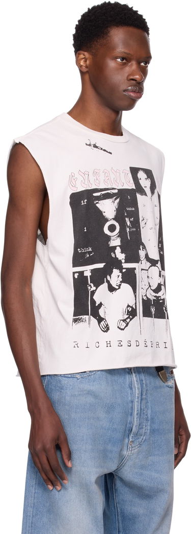 Tričko Enfants Riches Déprimés Enfants Riches Déprimés Endless Blockades Graphic Cut Off T-Shirt Biela | 010-835, 1