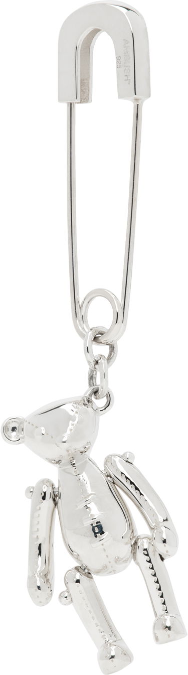 Kľúčenka Ambush AMBUSH Teddy Bear Charm Single Earring Metalická | 12111158, 4