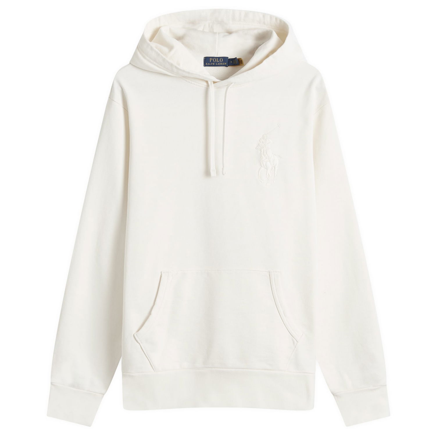 Mikina Polo by Ralph Lauren Big Pony Clubhouse Cream Hoodie Biela | 710936510003, 0