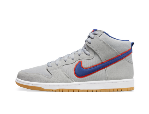 Skateboarding Nike SB Dunk High "Rush Blue and Team Orange" Šedá | DH7155-001