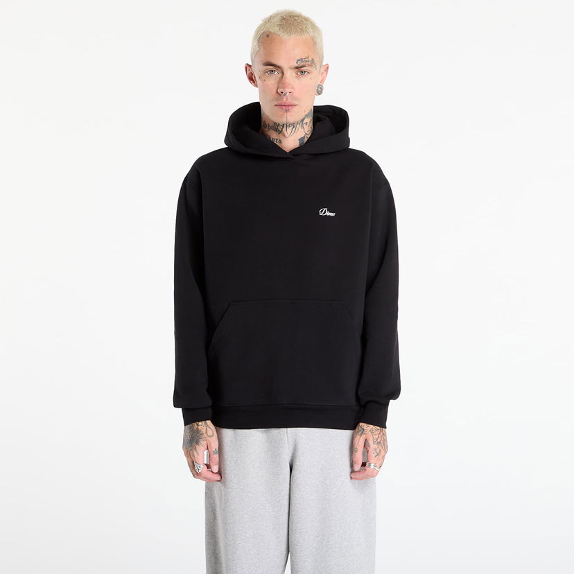Mikina Dime Dime Cursive Small Logo Hoodie Čierna | DIMEFA2540BLK