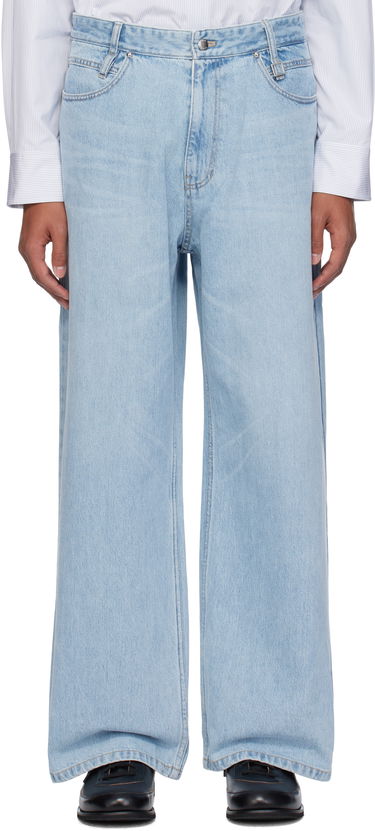 Džínsy WOOYOUNGMI Wide Jeans Modrá | W243PT23, 0