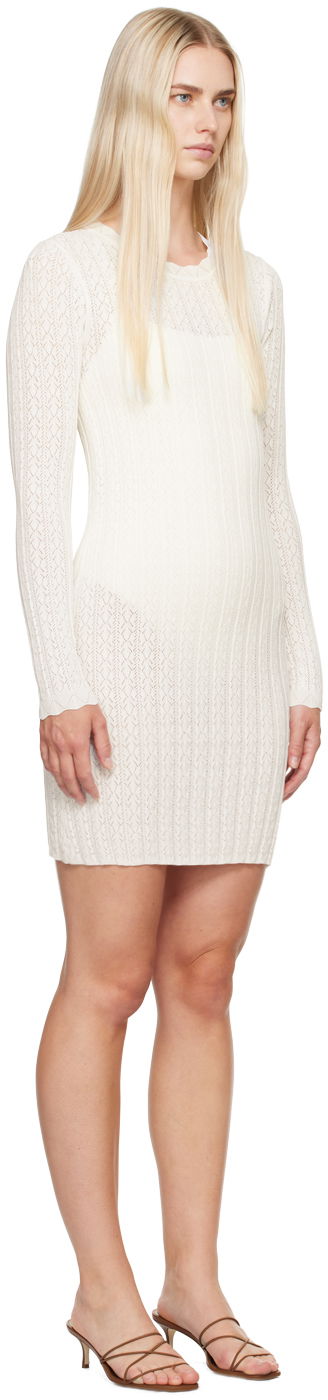Šaty Loulou de Saison Loulou de Saison Senty Knit Mini Dress Biela | SENTY, 1