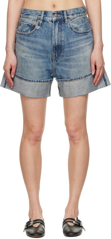 Šortky R13 R13 Nina Denim Shorts Modrá | R13WD110-D213A, 0