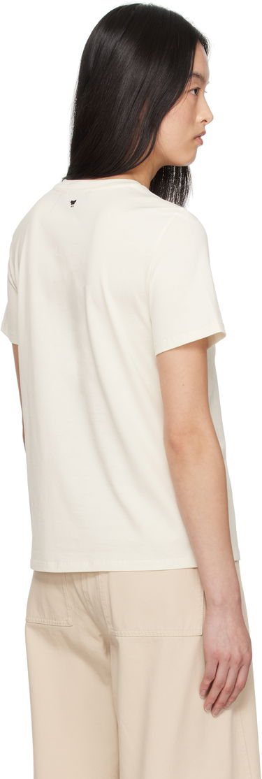 Tričko Max Mara Weekend Max Mara Vello T-Shirt with Heart Applique Béžová | 2515971051600, 2