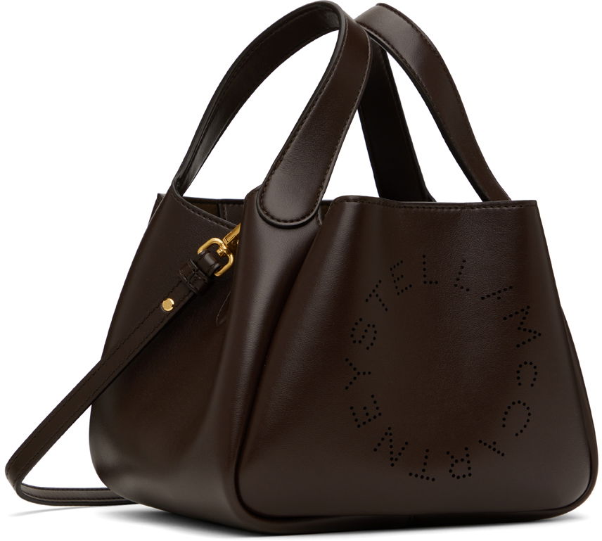 Tote bag Stella McCartney Stella McCartney Logo Crossbody Double Handle Bag Hnedá | 7B0081W8542, 1