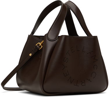 Tote bag Stella McCartney Stella McCartney Logo Crossbody Double Handle Bag Hnedá | 7B0081W8542, 1