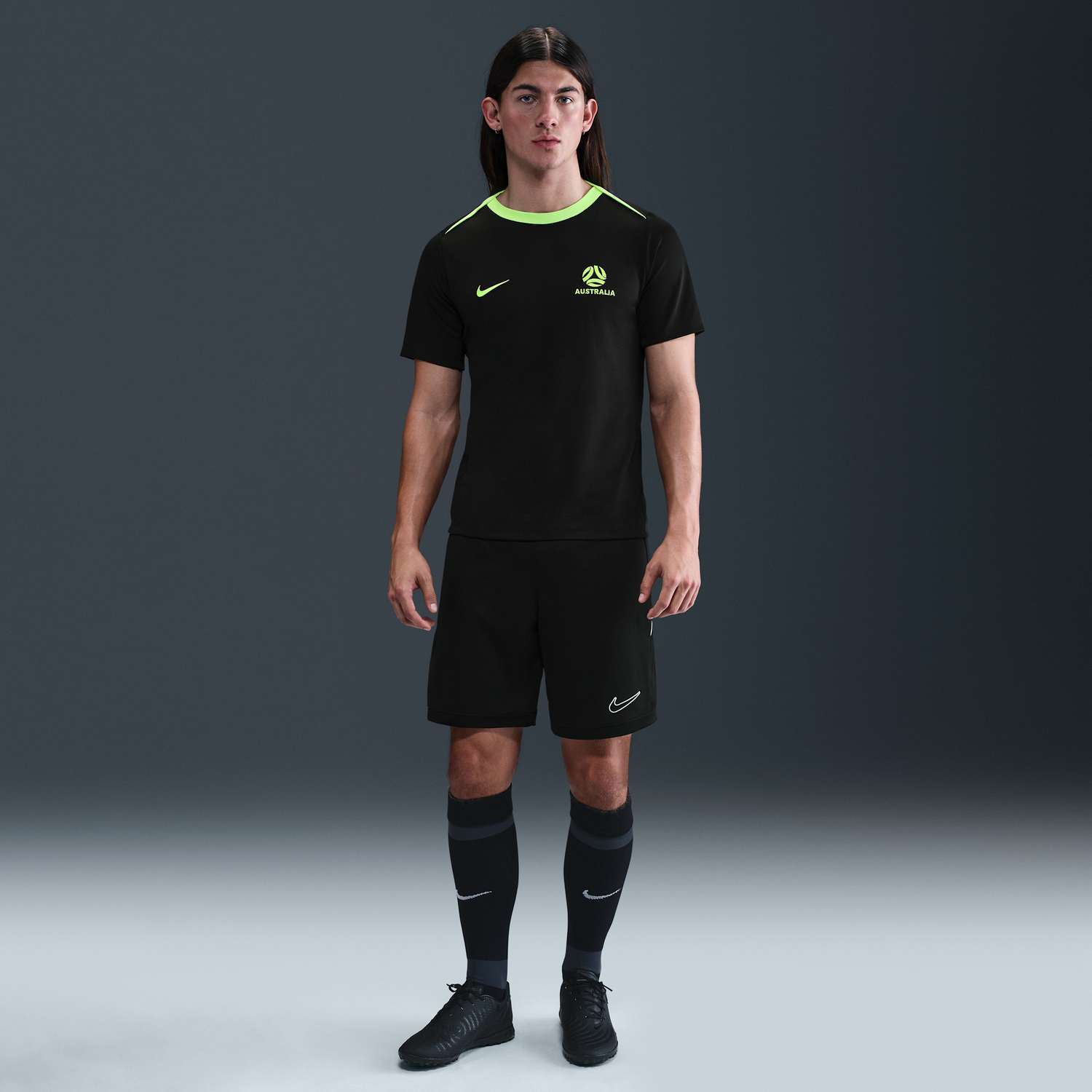 Dres Nike Australia Dri-FIT Academy Pro Short Sleeve Soccer T-Shirt Čierna | FV0083-010, 1