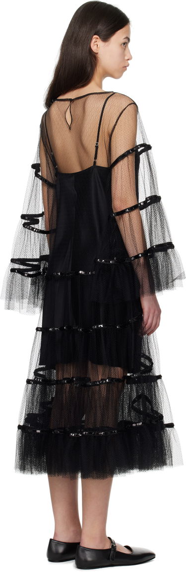 Šaty Bode Bode Swan Midi Dress Čierna | WRS25DR030, 2