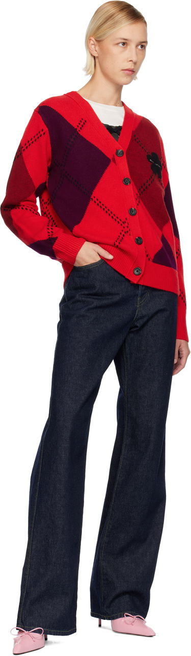 Sveter Marc Jacobs Preppy Daisy Argyle Cardigan Rôznofarebný | 2F5RTP014K11, 3