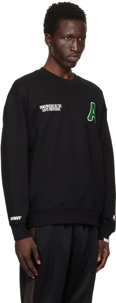 Mikina AAPE by A Bathing Ape AAPE by A Bathing Ape Sweatshirt Čierna | AAPSWMB336XXNBKX, 1
