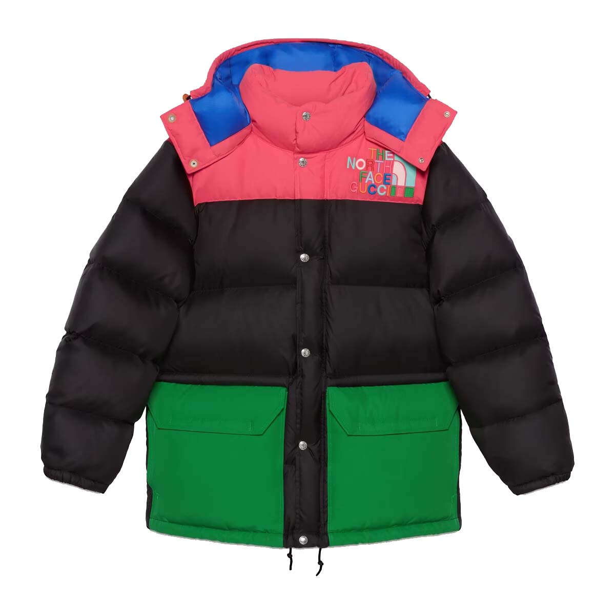 Prešívaná bunda Gucci The North Face x Down Jacket Black/Multicolor Rôznofarebný | 672444 XAAEO 1171, 0