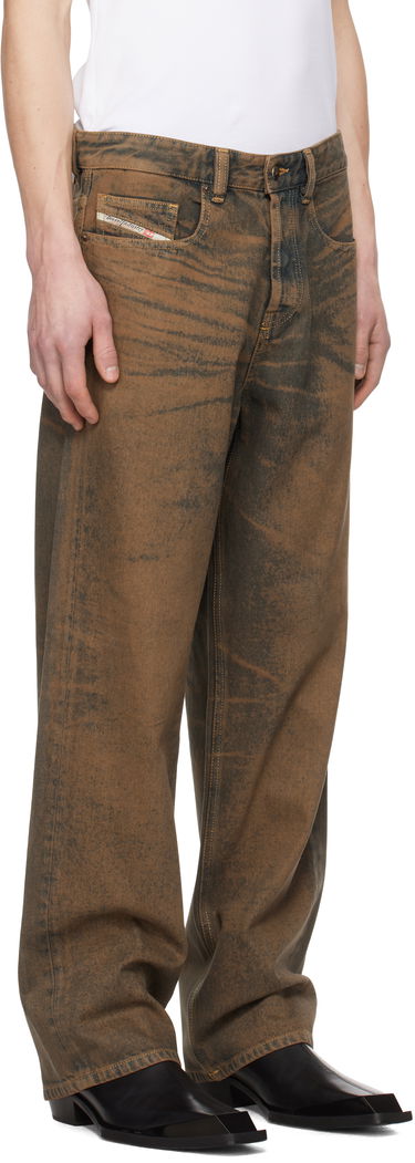 Džínsy Diesel Diesel 2001 D-Macro Relaxed Fit Jeans Hnedá | A17217-09K82-01, 2