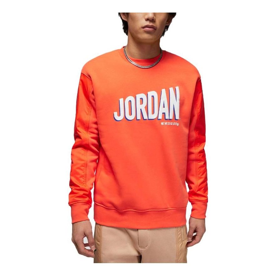 Sveter Jordan Jordan Flight MVP Fleece Crew Sweatshirt Oranžová | DV7589-817, 0