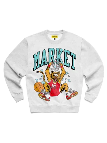 MARKET Dunking Cat Crewneck Sweatshirt 396000076/0016