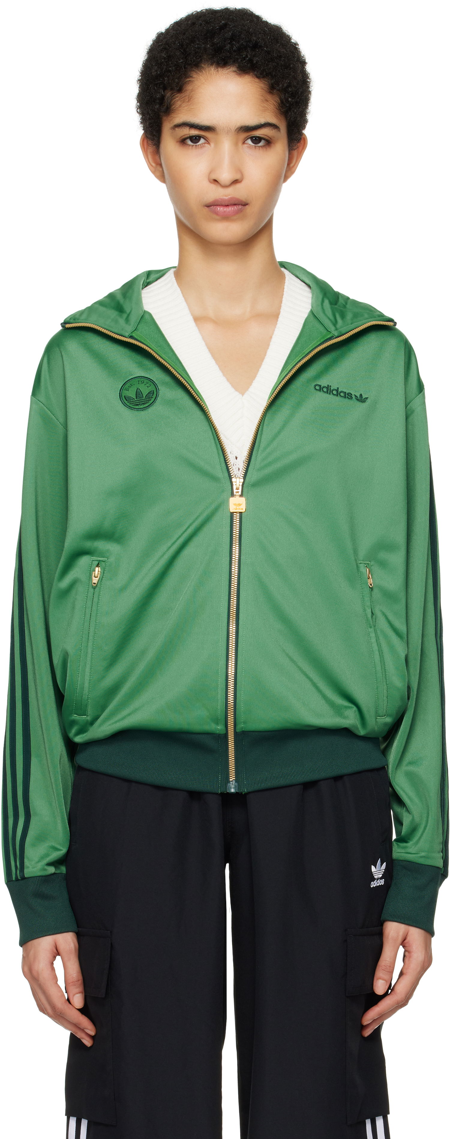 Mikina adidas Originals Track Jacket Firebird Zelené | IZ2669, 0