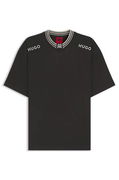 RB cotton T-shirt with tipping and logos