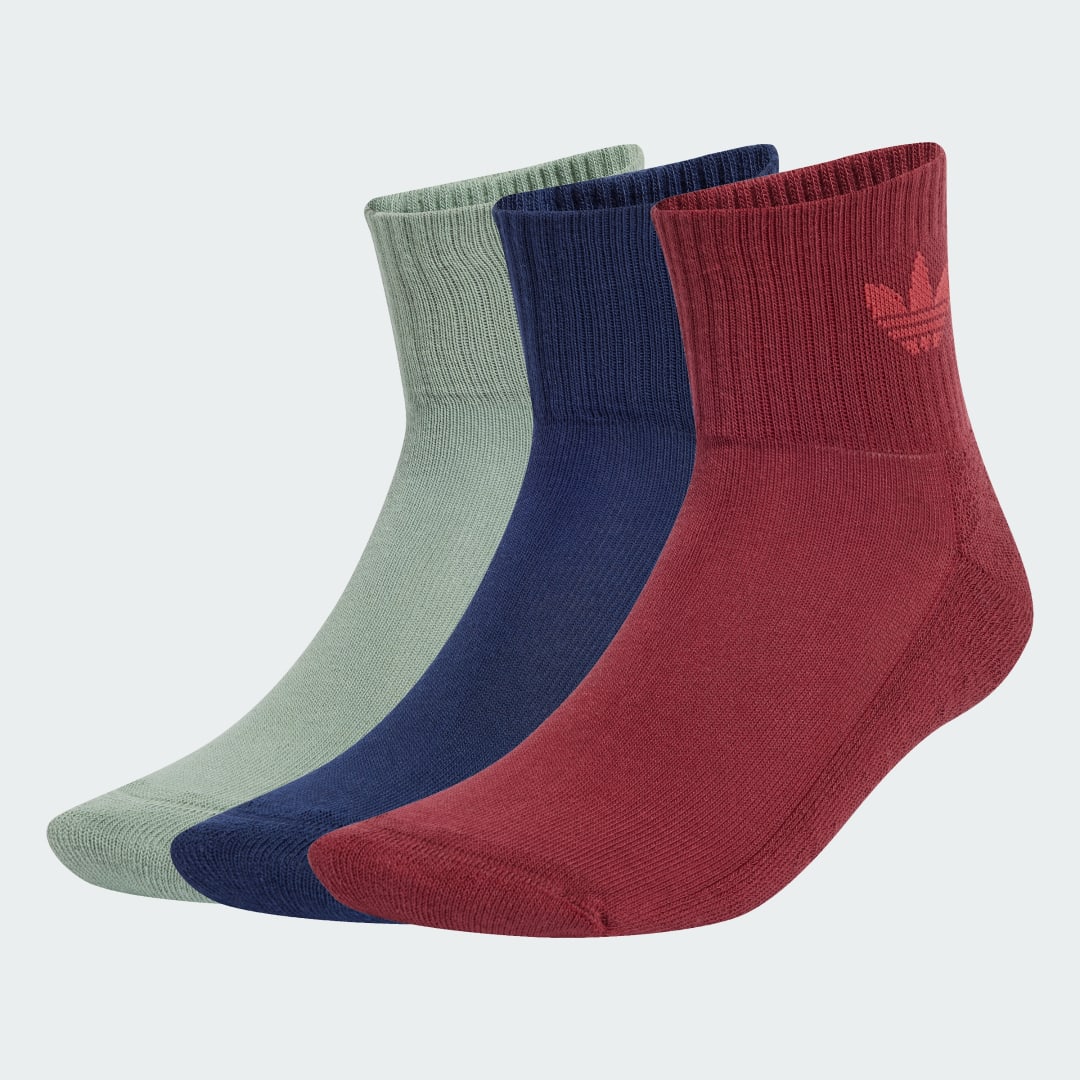 Mid-Cut Crew Socks (3 Pairs)