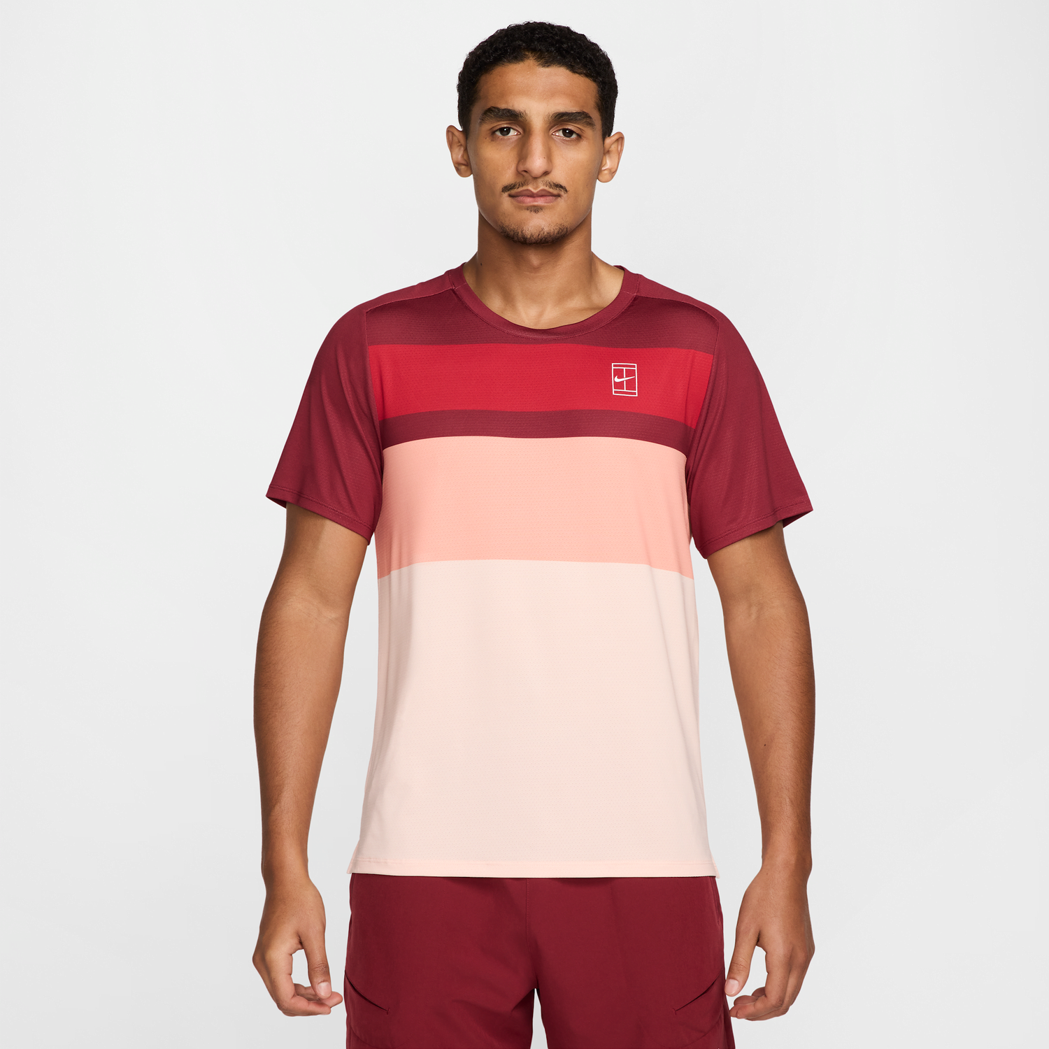 Tričko Nike NikeCourt Advantage Tennis T-Shirt Červená | FZ9845-677, 0