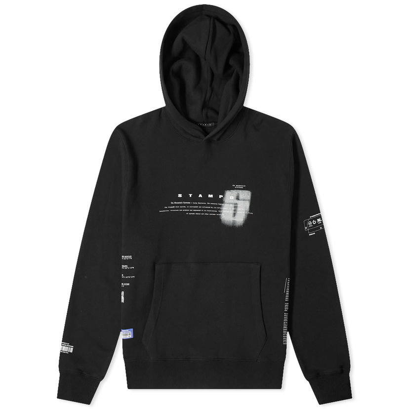 Mikina Stampd Aspen Transit Hoodie Čierna | SLA-M3264HD-BLK