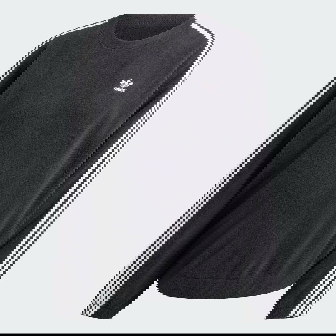 Mikina adidas Performance Fleece Crew Loose Sweatshirt Čierna | IY7271, 1
