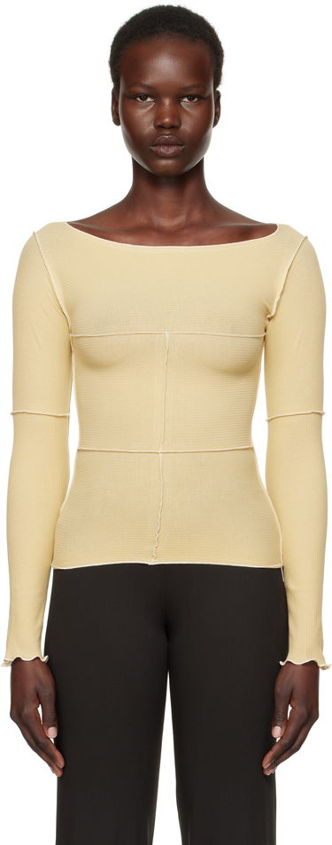 Tielko Baserange Long Sleeve Fitted Cinder T-shirt Žltá | TOCL-RB-SP25, 0
